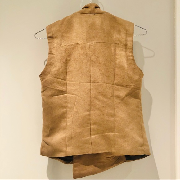 Kut from the Kloth xSmall faux Suede draping Vest - Picture 5 of 7